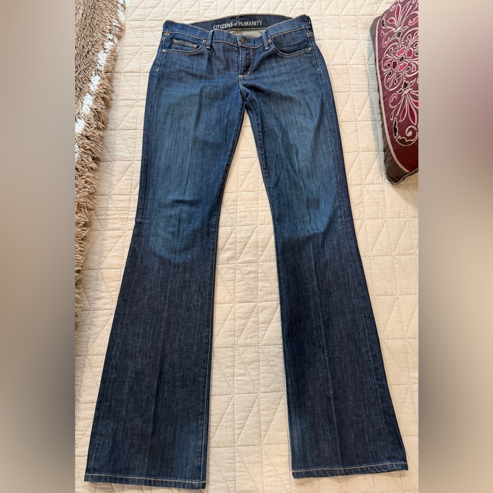 Citizens Of Humanity Dark Blue Flare Jeans